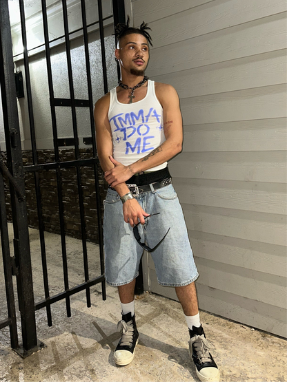 Airbrush “IMMA DO ME” Tank - 2 Tone