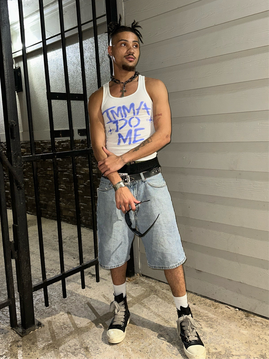 Airbrush “IMMA DO ME” Tank - 2 Tone